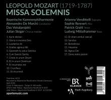 Leopold Mozart (1719-1787): Missa solemnis C-Dur, CD