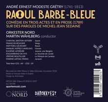 Andre Modeste Gretry (1741-1813): Raoul Barbe Bleue, 2 CDs