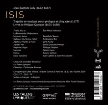 Jean-Baptiste Lully (1632-1687): Isis (Tragedie en musique), 2 CDs