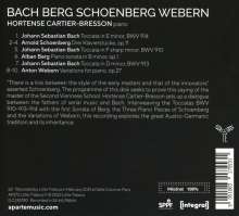 Hortense Cartier-Bresson - Bach/Berg/Schönberg/Webern, CD