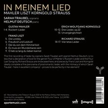 Sarah Traubel - In meinem Lied, CD