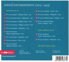 Sergej Rachmaninoff (1873-1943): Preludes op.32 Nr.1-13, CD