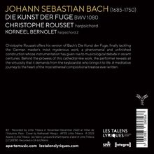 Johann Sebastian Bach (1685-1750): Die Kunst der Fuge BWV 1080 für Cembalo, CD