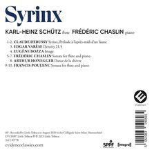 Karl-Heinz Schütz - Syrinx, CD