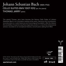 Johann Sebastian Bach (1685-1750): Cellosuiten BWV 1007-1012 arrangiert für Klavier, 2 CDs