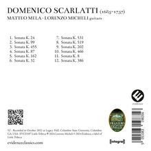 Domenico Scarlatti (1685-1757): Cembalosonaten für Gitarrenduo, CD