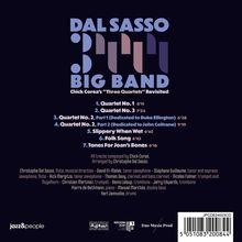 Dal Sasso Big Band: Chick Corea's "Three Quartets" Revisited, CD