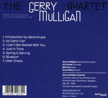 Gerry Mulligan (1927-1996): Spring In Stockholm: Live In Sweden, 1959, CD