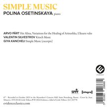 Polina Osetinskaya - Simple Music, CD