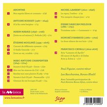 Liste von Musikstücken und Interpreten mit Komponisten, Titeln und Dauer.   
Unten links ist ein la Mùsica-Logo.  
