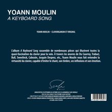 YOANN MOULIN - A KEYBOARD SONG. YOANN MOULIN – CLAVIORGANUM ET VIRGINAL. Dunkler Hintergrund, Scala Music Logo.