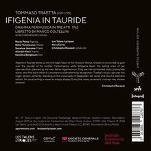 "Tommaso Traetta (1727–1779) Ifigenia in Tauride. Dramma per musica in tre atti · 1763. Libretto by Marco Coltellini."