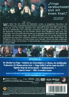Fringe Season 5, 5 DVDs