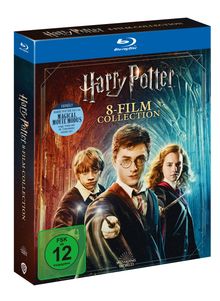 Harry Potter Complete Collection (Jubiläumsedition) (8 Filme) (Blu-ray), 9 Blu-ray Discs