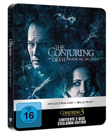 Conjuring 3: Im Bann des Teufels (Ultra HD Blu-ray &amp; Blu-ray im Steelbook), 1 Ultra HD Blu-ray und 1 Blu-ray Disc
