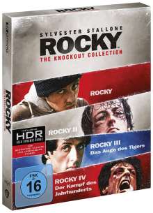 Rocky - The Knockout Collection (I-IV) (Ultra HD Blu-ray), 5 Ultra HD Blu-rays