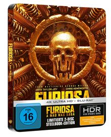 Furiosa: A Mad Max Saga (Ultra HD Blu-ray &amp; Blu-ray im Steelbook), 1 Ultra HD Blu-ray und 1 Blu-ray Disc