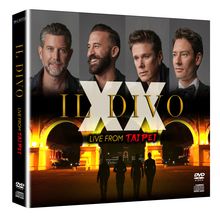 Il Divo: XX - Live From Taipei, 1 CD und 1 DVD