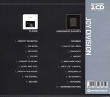 Joy Division: Closer / Unknown Pleasures (2 Originals) (Limited Edition), 2 CDs