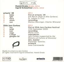Hamid Drake &amp; Ingrid Schmoliner: Awon Ona: Live, 2 CDs