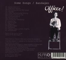 Officer!: Some Songs / Bandagen, CD