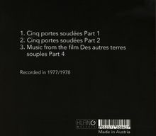Étant Donnés: Cinq Portes Soudees, CD