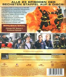 Chicago Fire Staffel 6 (Blu-ray), 6 Blu-ray Discs