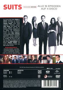 Suits Season 7, 4 DVDs