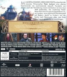 Mortal Engines: Krieg der Städte (Blu-ray), 1 Blu-ray Disc und 1 DVD