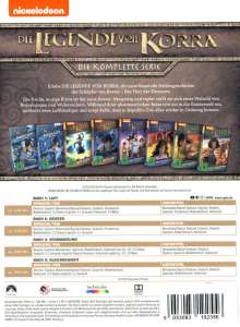 Die Legende von Korra (Komplettbox), 8 DVDs