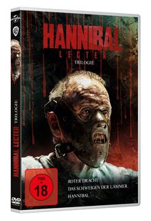 Hannibal Lecter Trilogie (Das Schweigen der Lämmer / Hannibal / Roter Drache), 3 DVDs