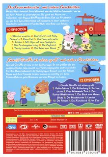 Peppa Pig: Das Feuerwehrauto / Gerald Giraffe ist schon groß, 2 DVDs