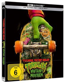 Teenage Mutant Ninja Turtles: Mutant Mayhem (Ultra HD Blu-ray &amp; Blu-ray im Steelbook), 1 Ultra HD Blu-ray und 1 Blu-ray Disc