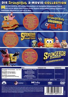 Spongebob Schwammkopf 3-Movie Collection, 3 DVDs