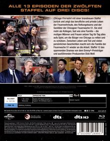 Chicago Fire Staffel 12 (Blu-ray), 3 Blu-ray Discs