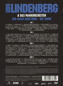 Udo Lindenberg: Ich mach mein Ding - Die Show (Special Edition), 2 DVDs und 2 CDs