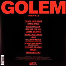 Tarek K.I.Z.: Golem (Red Vinyl), 2 LPs