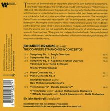 Johannes Brahms (1833-1897): Die Symphonien &amp; Konzerte, 6 CDs