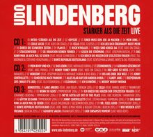 Udo Lindenberg: Stärker als die Zeit - Live, 3 CDs
