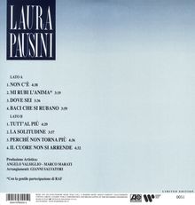 Laura Pausini: Laura Pausini (180g) (Limited Numbered Edition) (Blue Vinyl), LP