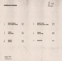 Jordan Rakei: Origin, CD