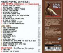 Andre Previn &amp; David Rose: Like Blue / Like Young, CD