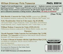 William Primrose  - Viola Treasures, CD