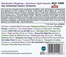 Iain Sutherland: Manhattan Playboys: American Light Classics, CD