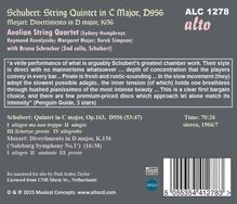 Franz Schubert (1797-1828): Streichquintett D.956, CD