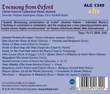 Christ Church Cathedral Choir - Evensong from Oxford, CD