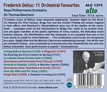 Frederick Delius (1862-1934): Orchesterwerke, CD