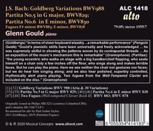 Johann Sebastian Bach (1685-1750): Goldberg-Variationen BWV 988, CD