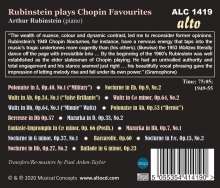Arthur Rubinstein plays Chopin Favourites, CD