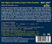 Manuel de Falla (1876-1946): Nächte in spanischen Gärten für Klavier &amp; Orchester, CD